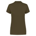 thumbnail image 2 of Kariban - Polo de algodón orgánico piqué para mujer (Verde Musgo), 2 of 2