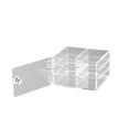 thumbnail image 1 of Caja de exhibición de pestañas, soporte para pestañas, 3 capas, acrílico, a prueba de polvo, multiusos, organizador compacto para pestañas postizas, 1 of 8