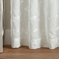 thumbnail image 3 of Curtainworks Botanical Embroidery Polyester Sheer Curtain, Rod Pocket Panel Pair, White, 37"x63", Adult, 3 of 3