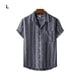 thumbnail image 5 of Minnieouse Camisa de hombre de repuesto de verano, transpirable, lavable, reutilizable, Vintage, manga corta, Hawaii, camisas de moda, ropa Camisetas L, 5 of 6