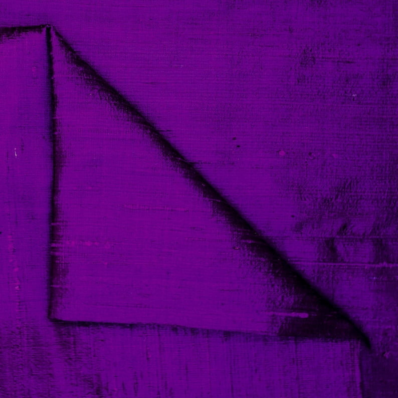 Fabric Mart Direct Bright Purple Fabric by the Yard, 41 inches or 104 cm Width Purple Silk Fabric, 4 Yards 100% Pure Silk Dupioni Fabric, Upholstery Fabric, Fabric For Curtains, Fabric For Pillows