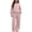 Pink, variant on Wilark Girls Outfit Sweatsuits Size 10-12, Half Zip Long Sleeve Fall Winter Fleece 2 PC Cropped Hoodies and Sweatpants Sets Pink 10