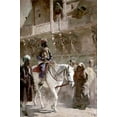 thumbnail image 2 of Weeks, Edwin Lord 13x18 Gold Ornate Wood Framed with Double Matting Museum Art Print Titled - Triumphal Procession, 2 of 4
