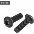thumbnail image 3 of 50pcs M3x10mm Hex Socket Button Head Cap Bolts Screws Alloy Steel, 3 of 4