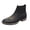 Black, variant on Pandaie Western Cowboy Boots for Men Square Toe Embroidered Ankle Chelsea Booties Mens Casual Slip on Retro Stylish Short Boots Black 7