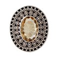 thumbnail image 2 of NOVICA Citrine cocktail ring, 'Mumbai Sophisticate', 2 of 4
