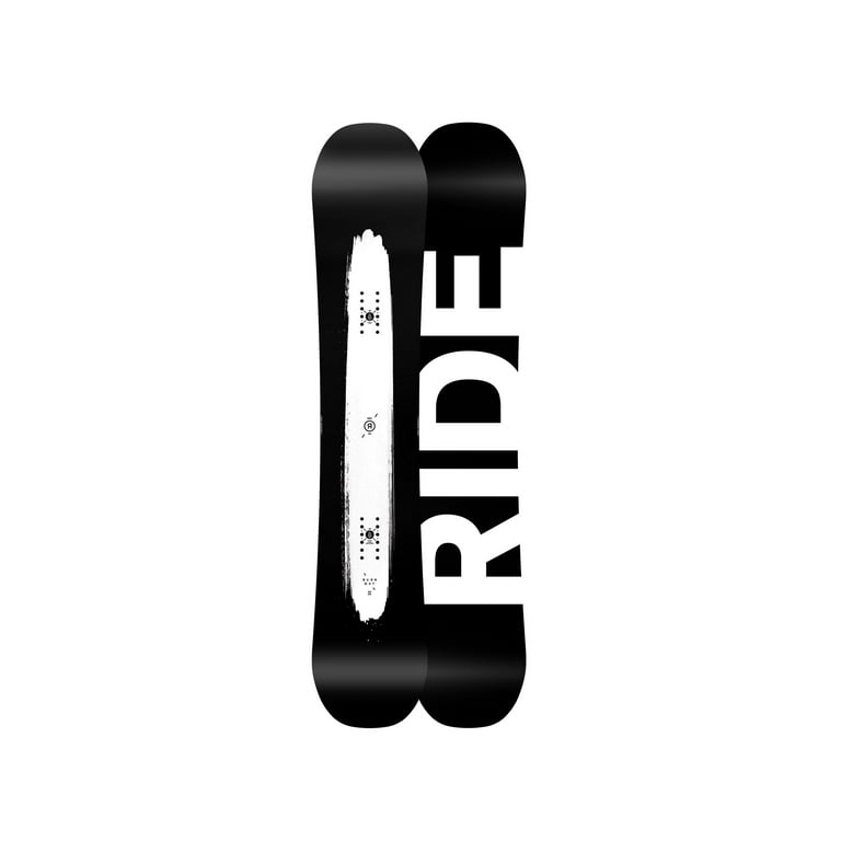 Ride Burnout Snowboard Black White 160 - Walmart.com