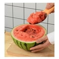 thumbnail image 5 of Mango Slicer Cutting Tool, Watermelon Cutter Tool, Mango Splitter Dragon Fruit Prep Tool, Mango Pitter and Peeler with Non-Slip Handle Kitchen Tools for papaya, avocado, Kiwi, 5 of 11