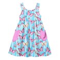 thumbnail image 1 of LOVZFMLL Robe Décontractée à Manches Courtes pour Fille avec Blocs de Couleur, 1 of 8