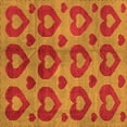 thumbnail image 1 of Ahgly Company Indoor Square Abstract Orange Modern Area Rugs, 4' Square, 1 of 4