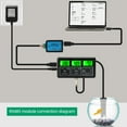 thumbnail image 2 of 7 in 1 PH Meter for Water Digital Water Quality Tester EC/TDS/PH/CF/ORP/Temperature/Humidity Meter with RS485 Communication Module and Removable Electrode for Drinking Water Pool Aquarium, 2 of 10