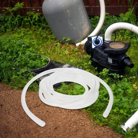 ETHZZLE Thickened Transparent PVC Garden Water Hose Flexible Clear Tubing for Fish Tank Use