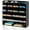 Black, variant on Acrylic Pen Organizer Storage for 250 Markers Vertical Marker Organizer Acrylic Pen Display Holder for Office Desk Desktop Stationery Pencil Storage, Black, 13 x 4 x 12.4 Inch