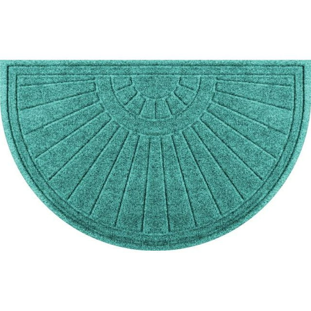 Aqua Shield 20260632439 Tapis de Sol Demi-Rond 24 x 39 Po - Aigue-Marine