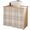 Light Brown Beige, variant on Buffalo Plaid Cabinet Curtain 28"W x 51"L, Dusty Rose Pink Farmhouse Gingham Striped Dust-Proof Privacy Curtain for Closet Shelves Self Adhesive, Sink Skirt for Bathroom Vanity Kitchen Laundry Room