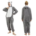 thumbnail image 3 of Kigurumi-Pijama de una pieza de unicornio para mujer y hombre, ropa de dormir de franela, disfraz de dibujos animados, mono de Animal, 3 of 6