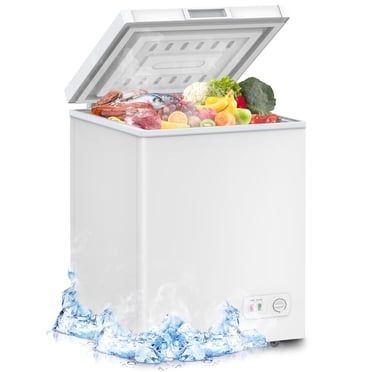 Avanti 3.5 Cu. Ft. Garage Ready Chest Freezer In White - CF35F0W, Manual Defrost, Single Door