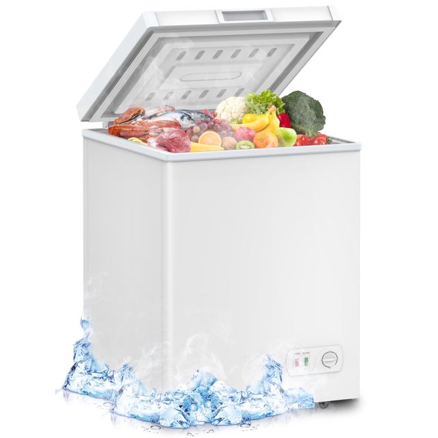 Avanti 3.5 Cu. Ft. Garage Ready Chest Freezer In White - CF35F0W, Manual Defrost, Single Door