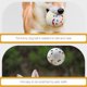 thumbnail image 4 of KAKOWELY 2 pelotas saltarinas para perros, pelotas de dentición para cachorros, pelotas para perros de interior y exterior, juguetes resistentes a las mordeduras para cachorros., 4 of 5