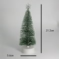 thumbnail image 4 of Mini Artificial Sisal Snow Christmas Trees Ornaments Bottle Brush Tree For Crafts Decor Table Top Decorations, 4 of 4