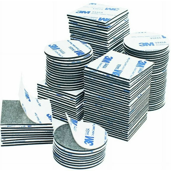 Double-Sided Mounting Tape For Heavy Duty Applications, Multifunctional Pre-Cut Foam Tape With Strong Adhesion, Ideal For Floor Doors Plastics Glass Metal, Easy To Use, Permanent