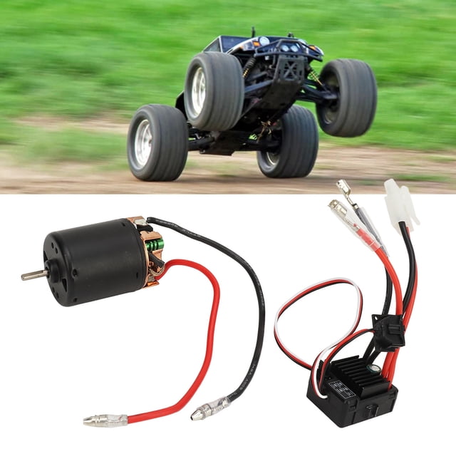 Motor Cepillado RC 540, Combo ESC De Bajo Ruido, Potente Y Confiable Para Coches RC 1/14 1/10 Con Camiones, Todoterreno, Bricolaje Sobre Orugas