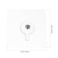 thumbnail image 2 of ORDDIART 20Pcs Removable Picture Hooks Transparent Frame Hook for Homeowners and Renters, 2 of 6