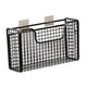 thumbnail image 3 of Organizador de puertas de armario de cocina, cestas colgantes para puertas de armario para dormitorio. Negro L, 3 of 7