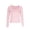 Pink, variant on Going Out Tops for Women, Womens Long Sleeve Shirts Crop Tops Fall Fashion 2025 Square Neck Going Out Basics Tees Y2k Clothes