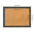 thumbnail image 4 of Amanti Art Natural Cork Board Framed Bark Rustic Char Narrow Bulletin Board 31 in. x 23 in., 4 of 7