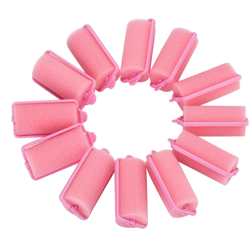 Toyfunny 36 Pcs Magic Sponge Foam Cushion Hair Styling Rollers Curlers