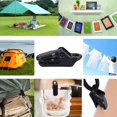 thumbnail image 2 of Tarp Clip, Tent Clip, Plastic, 50 Clamps, Black, 2 of 5