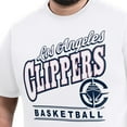 thumbnail image 5 of Men's G-III Sports by Carl Banks White LA Clippers Adaptive Headliner T-Shirt, 5 of 6