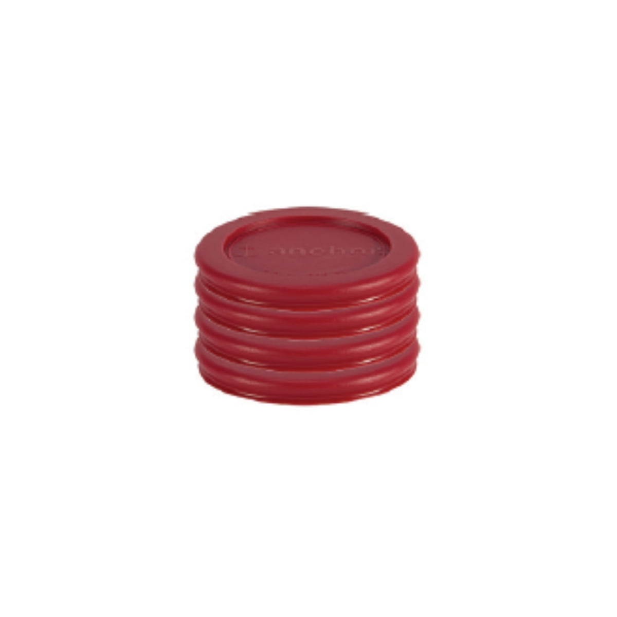 Anchor Hocking 4 X 1 Cup Lids Covers Replacement Red 4pc 1cup for sale online