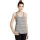thumbnail image 1 of Camiseta sin mangas de jersey ecológico con espalda cruzada estampada Meegs para mujer, gris urbano, Ropa alternativa 01927DB-061, 1 of 1