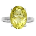thumbnail image 3 of Natural Lemon Quartz 925 Sterling Silver Ring s.7 Jewelry DGR1112_C_7 R-1019, 3 of 7