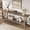 Pear Wood Original, variant on GOCAPTAIN 70" Console Table, Modern Wooden Entryway Table with 2-Tier Storage Shelves, Narrow Sofa Table for Living Room, Hallway, Black
