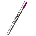 thumbnail image 4 of Jaymo Replacement for Cross 8511/8513/8515 - Measures 4.563 in / 116 mm Long - Ballpoint Pen Refill - 6 Purple, 4 of 4