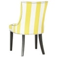 thumbnail image 7 of SAFAVIEH Lester 19''H Awning Stripes Dining Chair Set of 2 Yellow / White, 7 of 7