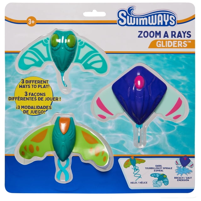 Water Toys SwimWays Zoom-A-Rays para niños, entrenamiento de natación en piscina