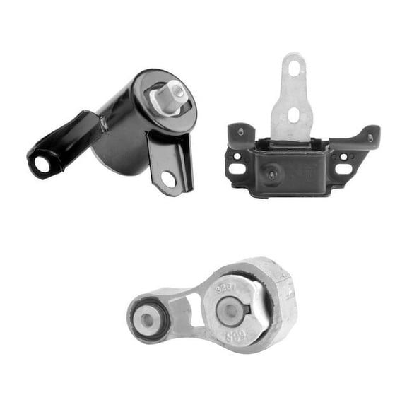 Engine Mount Kit - Compatible with 2011 - 2019 Ford Fiesta 1.6L 4-Cylinder Naturally Aspirated 2012 2013 2014 2015 2016 2017 2018