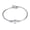 L, variant on Silver Heart Initials Bracelet A-Z Letter Engraved Cuff Bracelets Titanium Steel Bangle Birthday Jewelry Gift for Women