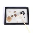 thumbnail image 4 of Japanese Zen Garden For Desk 6x4 Inches Large Tray White Sand River Rocks Pebbles Rake Tools Set Office Table Accessories Mini Zen Sand Garden Kit Med, 4 of 5