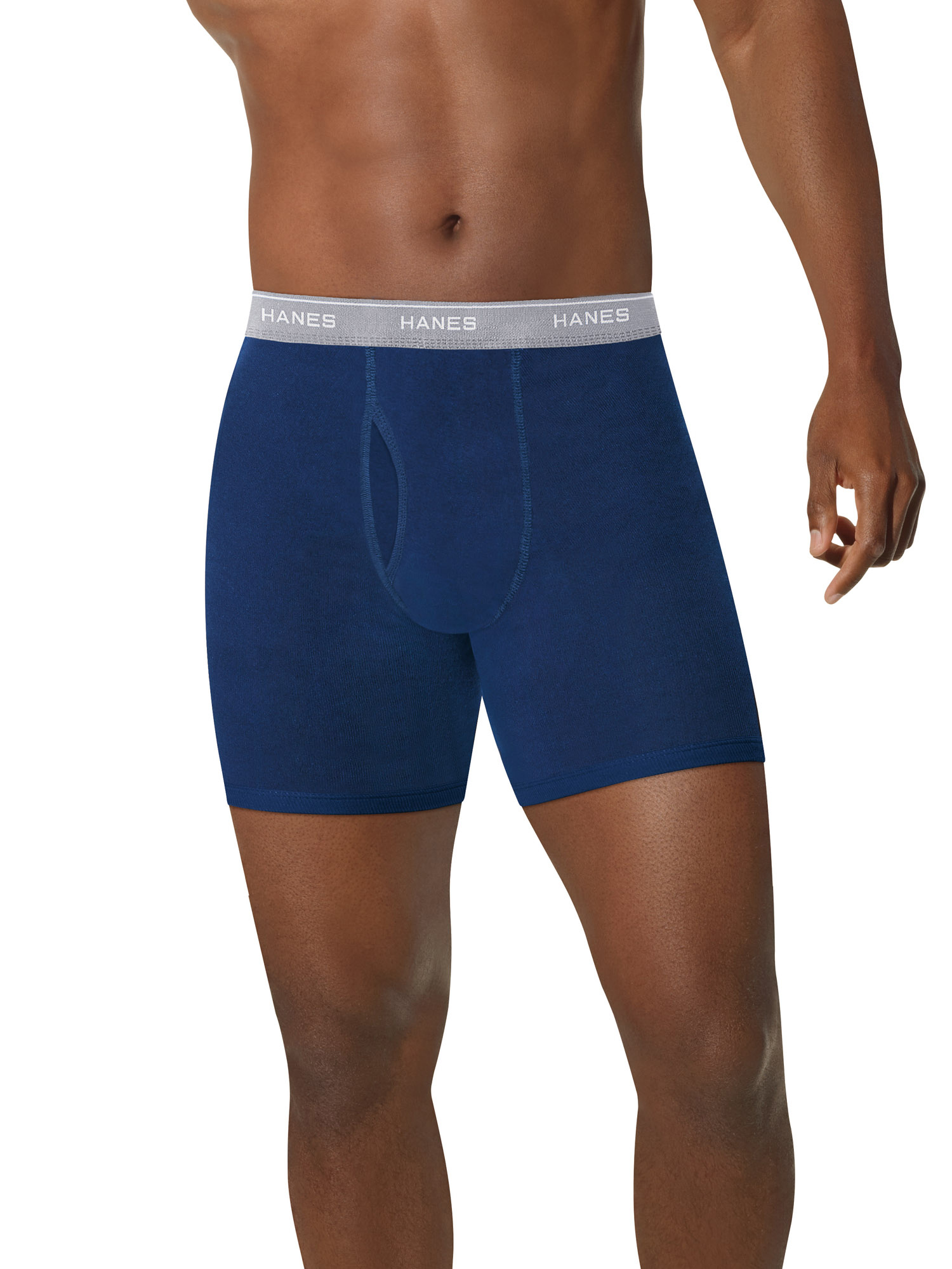 Men's Black and Grey Boxer Briefs, 5+1 Bonus Pack - Walmart.com