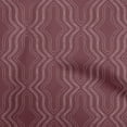thumbnail image 1 of oneOone Cotton Poplin Maroon Fabric Geometric Allover Modern Traditional Sewing Craft Projects Fabric Prints By Yard 42 Inch Wide, 1 of 4