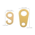 thumbnail image 2 of FUTUREORYY 4Pcs Metal Chain Hooks for Grandfather Clock Smooth Chain Operation Cuckoo Clock Parts, 2 of 8