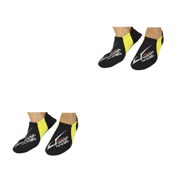 Sonducket Keep Diving DS-112 Calcetines de buceo de neopreno Suministros de esnórquel Calzado Zapatos de paseo en la playa Protector subacuático amarillo L 2piezas Sonducket CBP190877