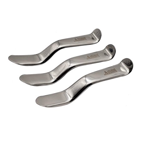 Minnesota Cheek Retractors 3 Pcs of Tongue Depressor Stainless Steel Silver by Wise Linkers Brand