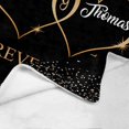 thumbnail image 4 of LHSHID Personalized Custom Name Message Blanket Forever Love Hearts Between Lovers All Seasons Couch Blanket Travelling Camping Blanket, 4 of 5