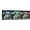 thumbnail image 1 of ARTCANVAS Korat Cat Breed Panoramic Canvas Art Print - Size: 36" x 12" (1.50" Deep), 1 of 9